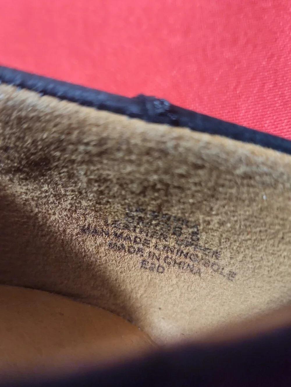 Lucky BrandEryka Black Penny Loafers with Tan Trim